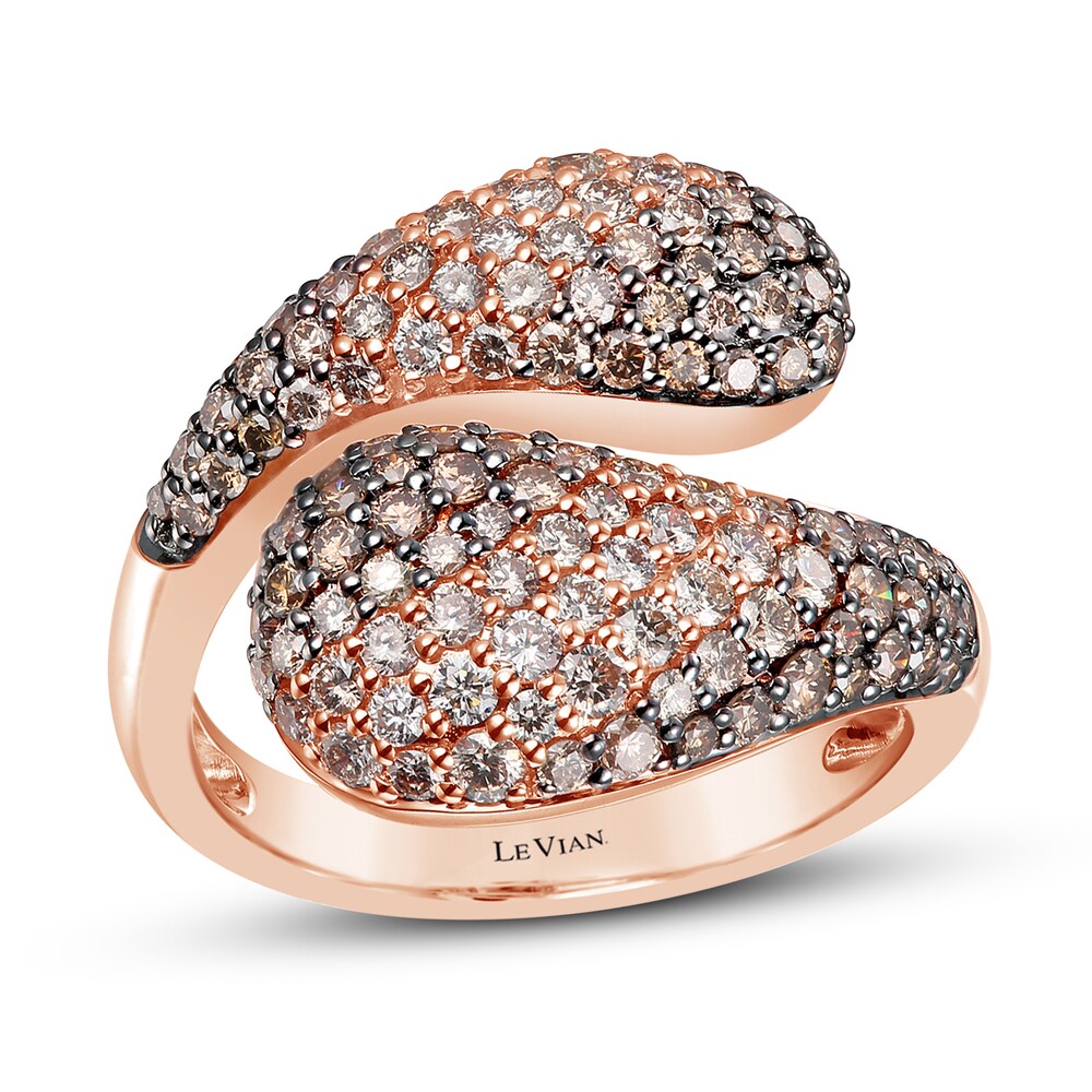 Le Vian Diamond Ring 1 1/2 ct tw Round 14K Strawberry Gold aSwZJt9x [aSwZJt9x]