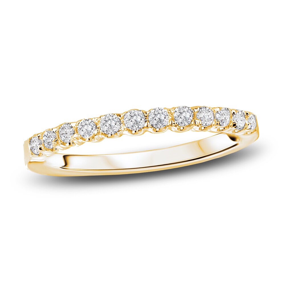 Diamond Anniversary Band 1/4 ct tw Round 14K Yellow Gold acv3w7pk