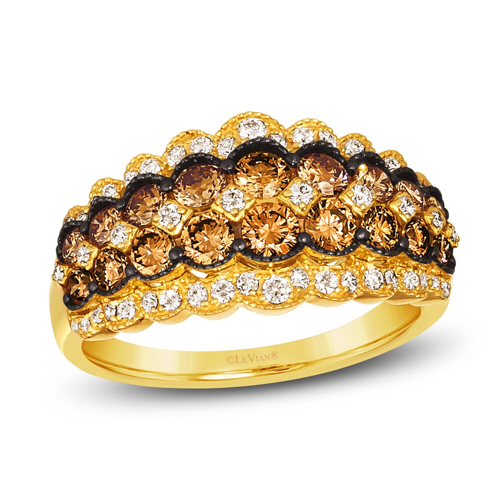 Le Vian Diamond Ring 1-3/8 ct tw Diamonds 14K Honey Gold baCWPCd4