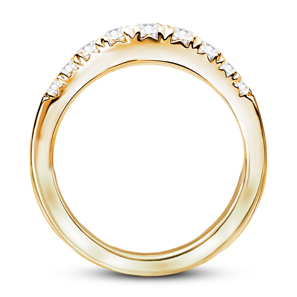 Diamond Anniversary Ring 1/2 ct tw Round 14K Yellow Gold bdlhBASm