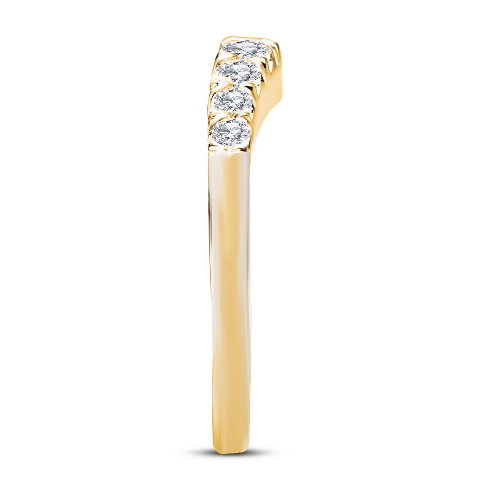 Diamond Anniversary Ring 1/2 ct tw Round 14K Yellow Gold bdlhBASm