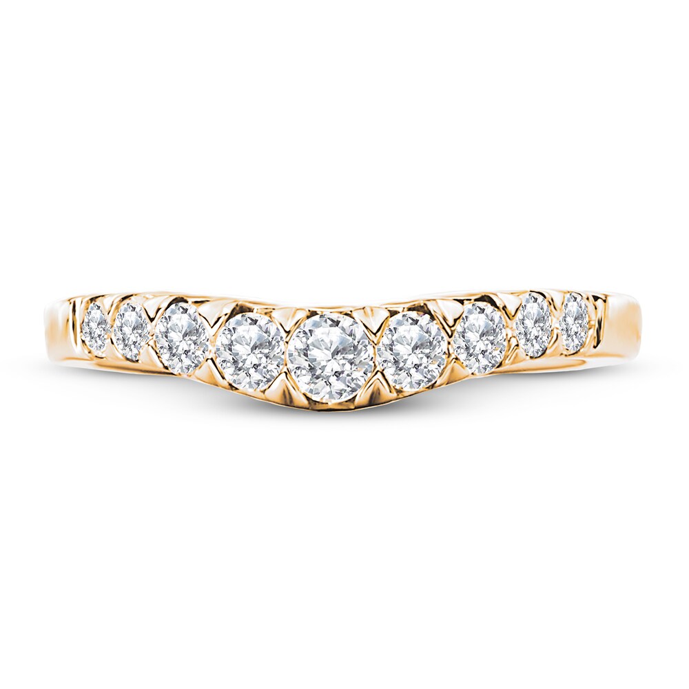 Diamond Anniversary Ring 1/2 ct tw Round 14K Yellow Gold bdlhBASm