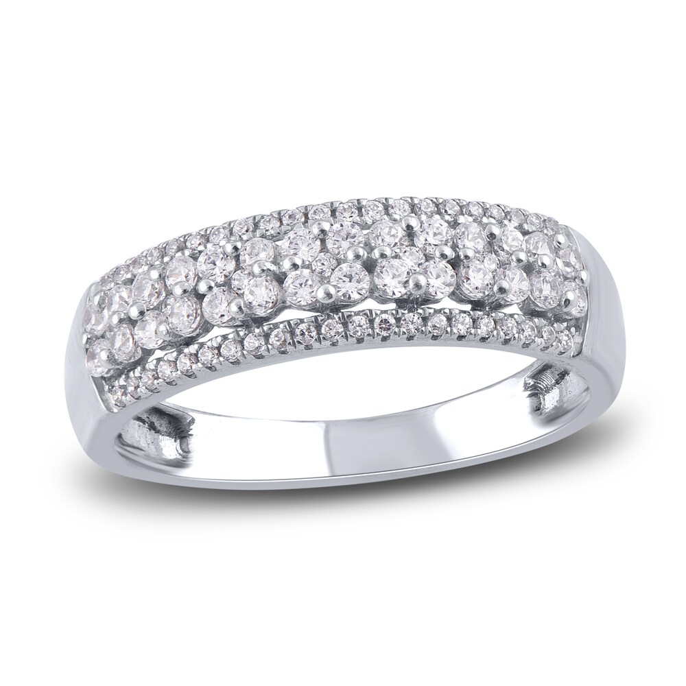 Diamond Anniversary Band 1/2 ct tw Round 14K White Gold c4Xw0bmT