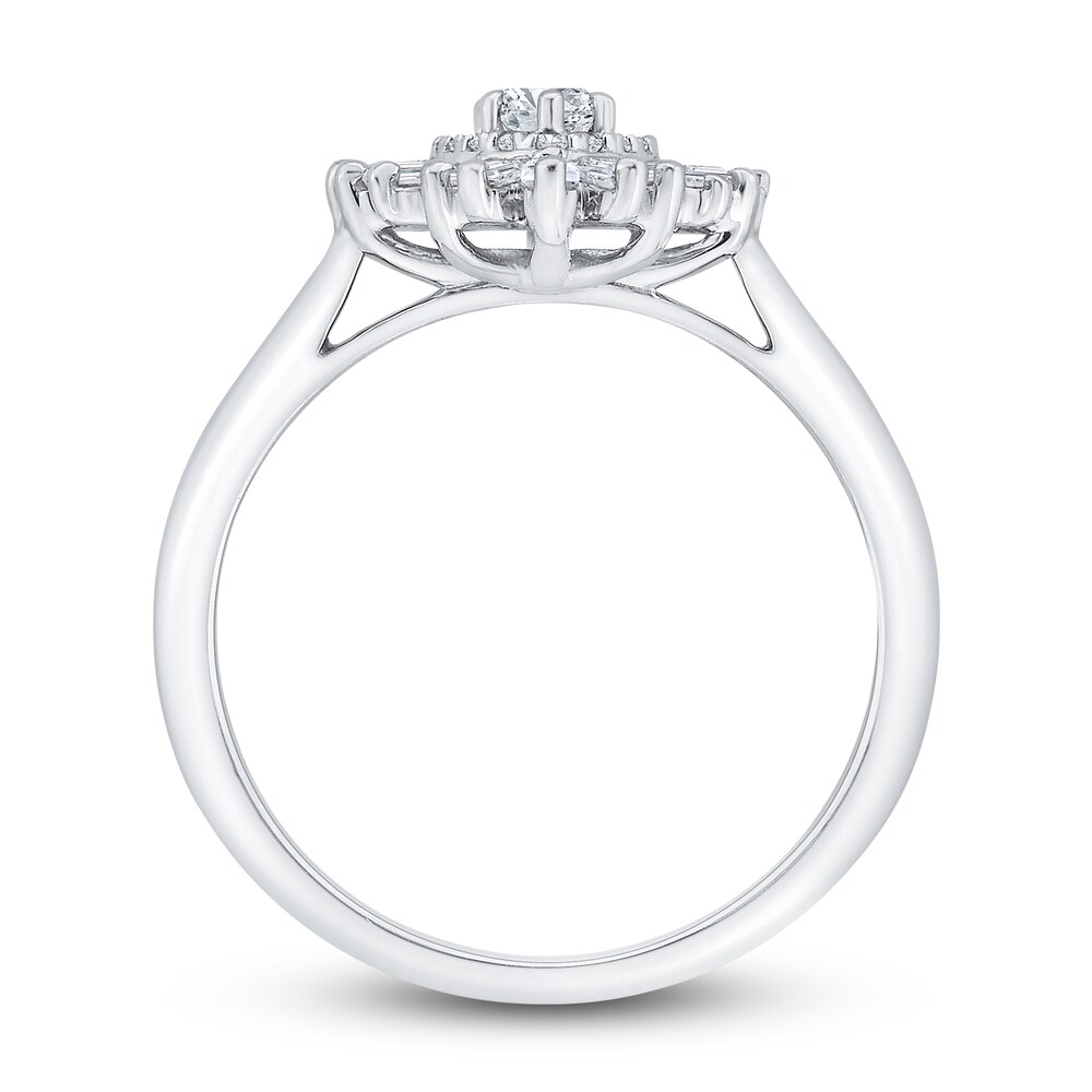 Diamond Engagement Ring 3/4 ct tw Marquise 14K White Gold c58rsQZY