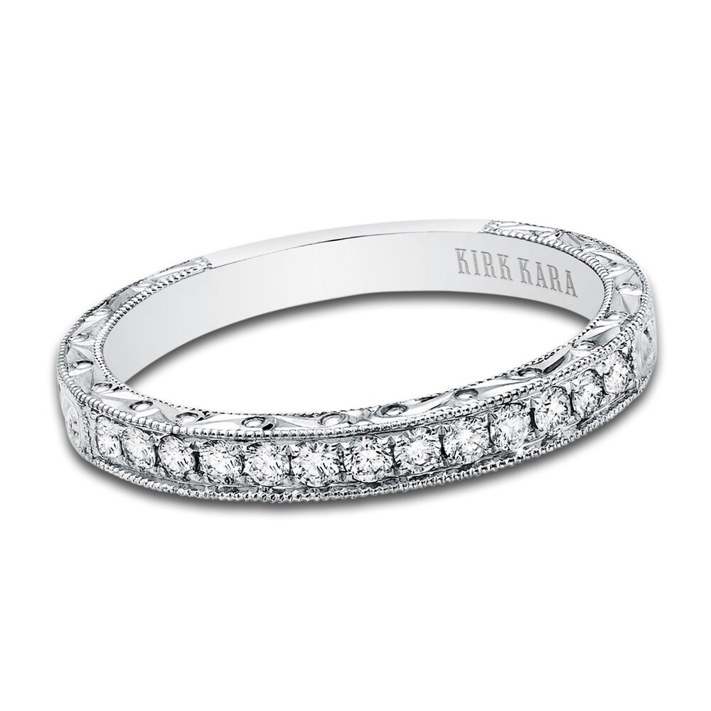 Kirk Kara Diamond Wedding Band 1/5 ct tw Round Platinum dUeZwILu [dUeZwILu]