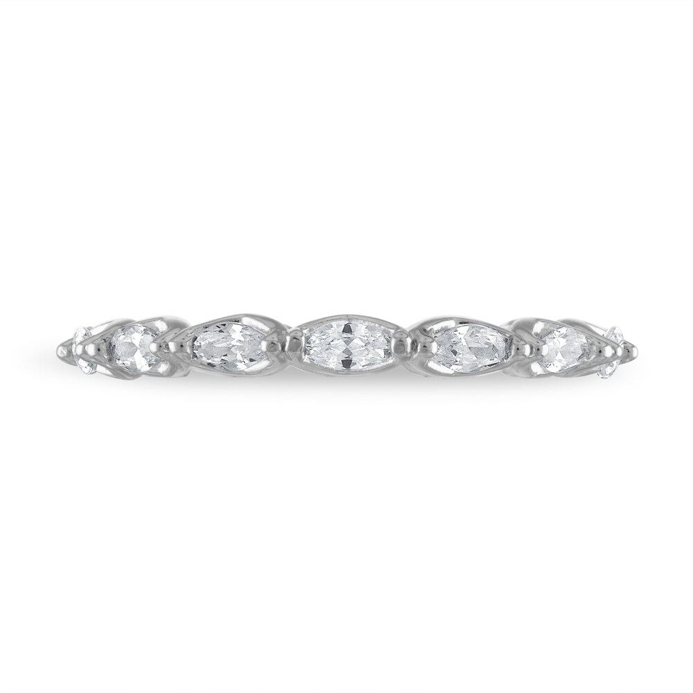 Diamond Eternity Band 1 ct tw Marquise-cut 14K White Gold dqo2M4lL