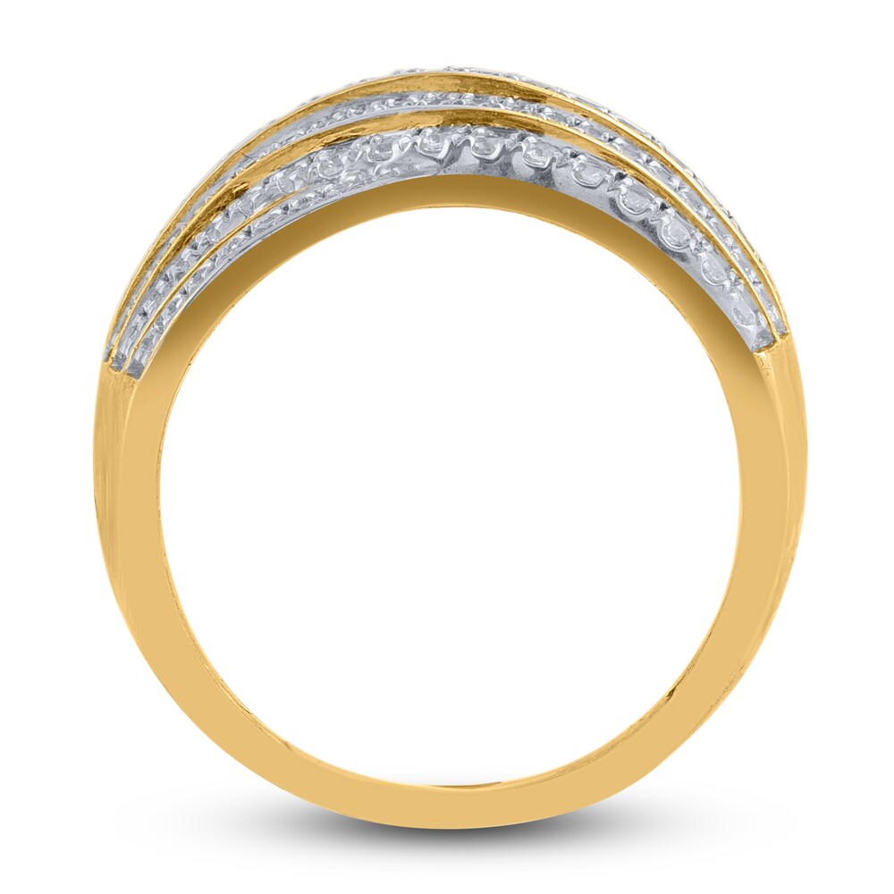 Diamond Wedding Band 1 ct tw Round 14K Yellow Gold duebHmt5