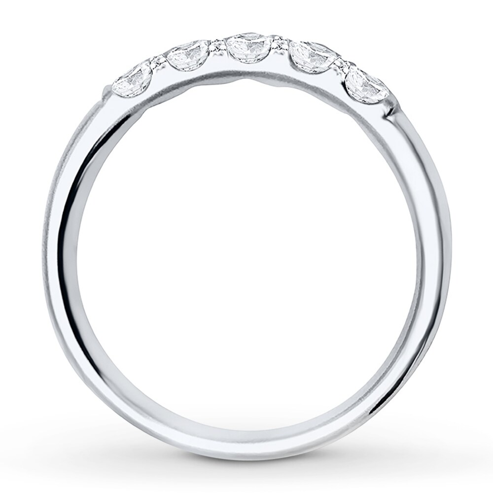 Diamond Anniversary Band 1/2 ct tw Round-cut 14K White Gold e7QNGUBg