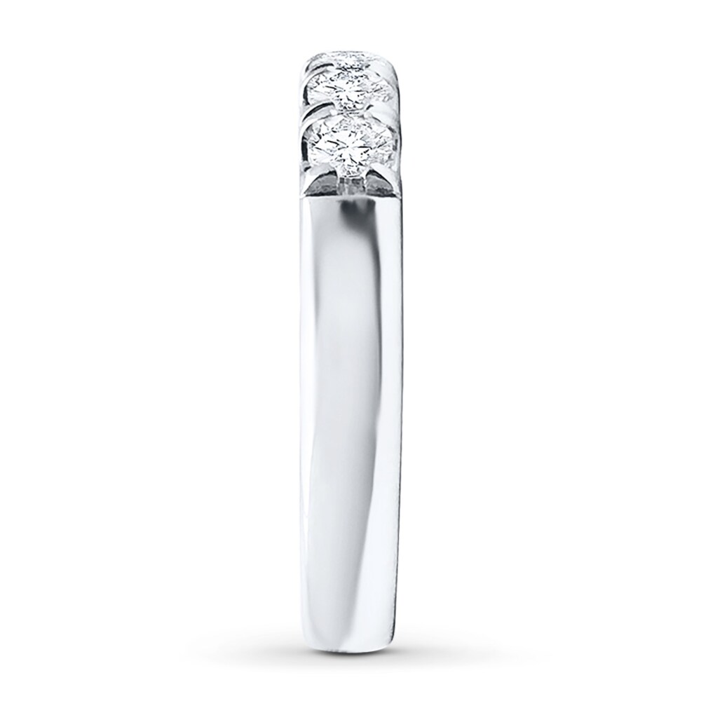 Diamond Anniversary Band 1/2 ct tw Round-cut 14K White Gold e7QNGUBg