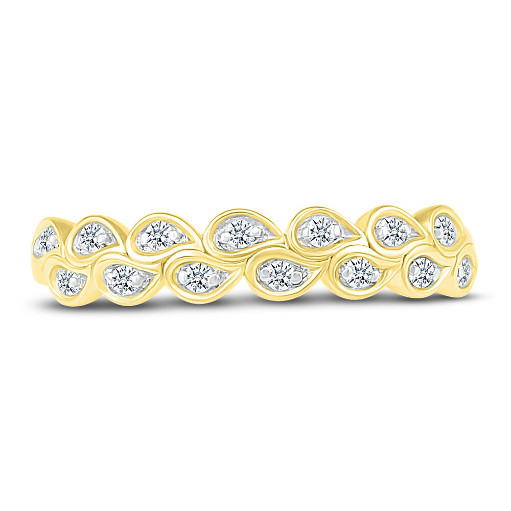 Diamond Anniversary Band 1/8 ct tw Round 14K Yellow Gold e9r2M5N7