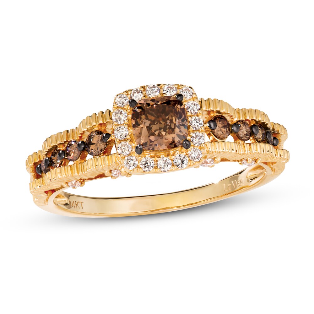 Le Vian Chocolate Diamond Ring 7/8 ct tw 14K Honey Gold eNTMsgbq