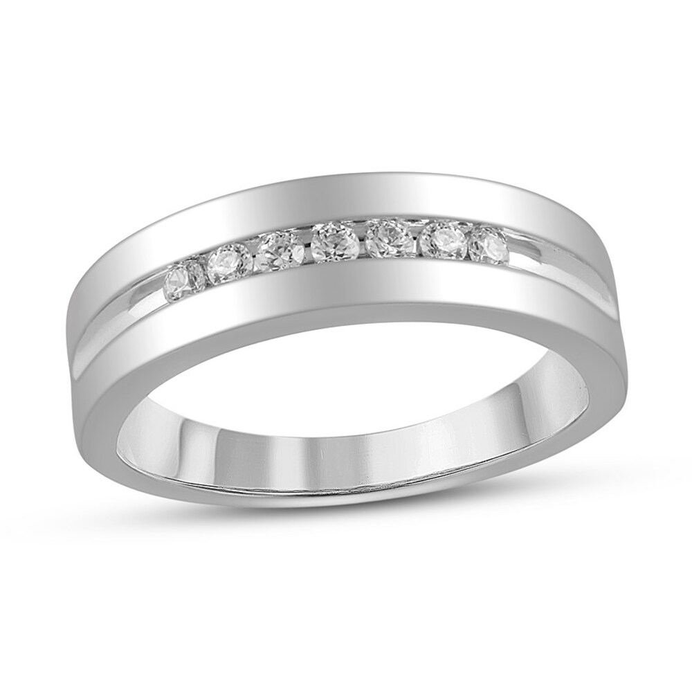 Men\'s Diamond Band 1/4 ct tw Round-cut Platinum f5qdOjPW