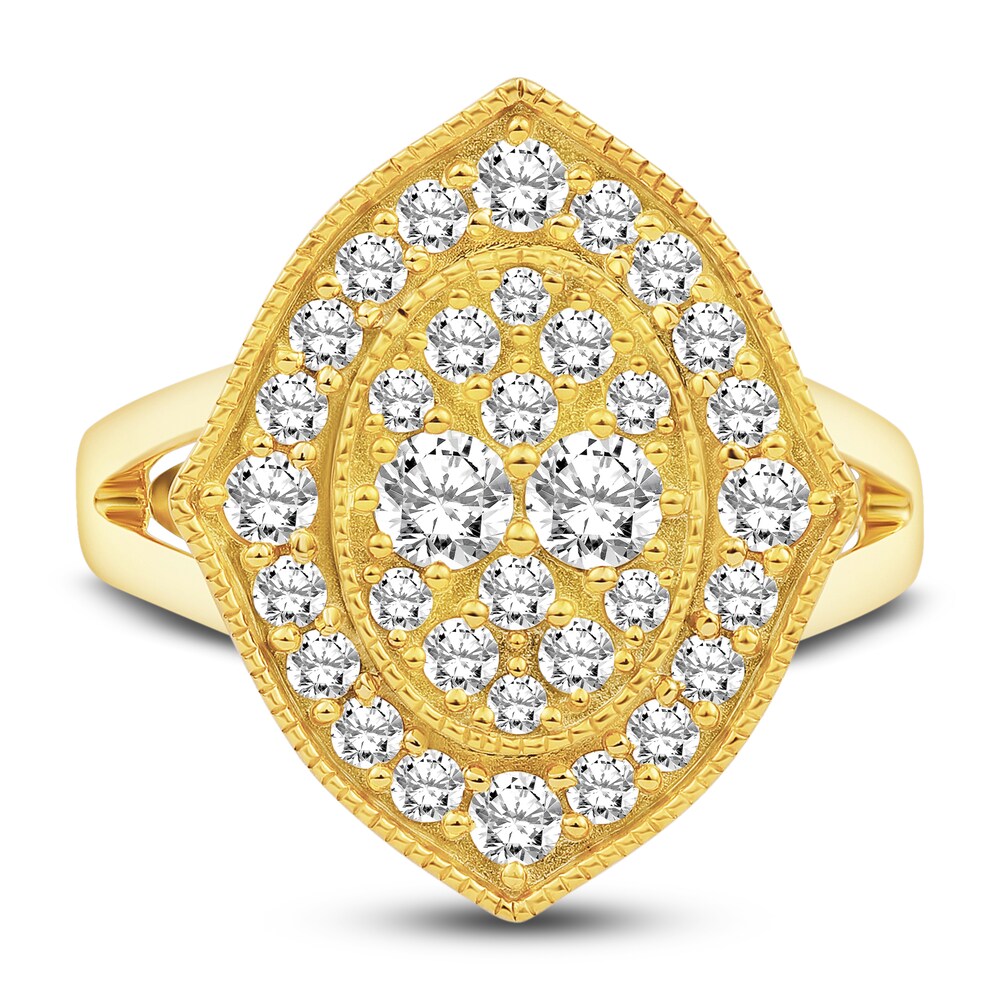 Diamond Ring 1 ct tw Round 14K Yellow Gold fS3zj9HR