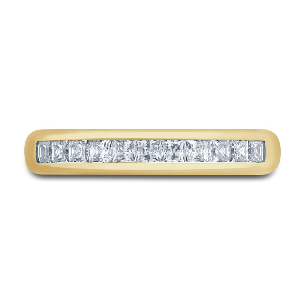 Diamond Anniversary Band 1/2 ct tw Princess 14K Yellow Gold fWlqS5AG