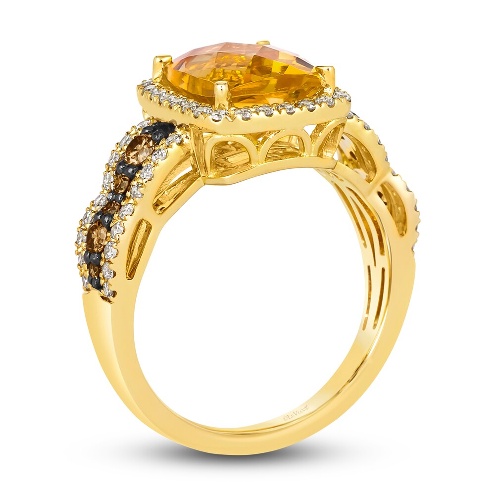 Le Vian Natural Citrine Ring 3/4 ct tw Diamonds 14K Honey Gold fdpqnoG0