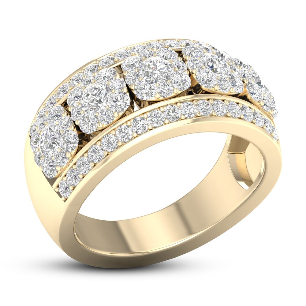 Diamond Anniversary Ring 1-1/2 ct tw 14K Yellow Gold fw6jIvo3