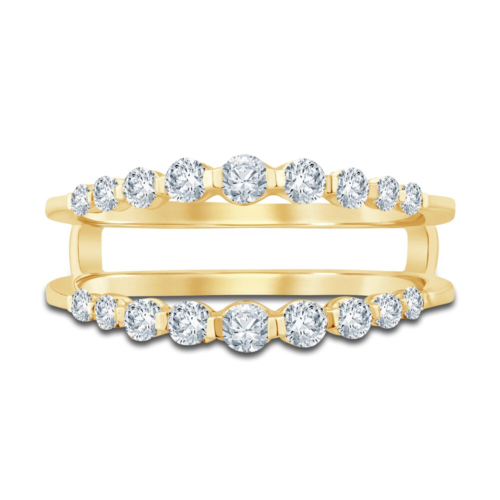 Diamond Enhancer Band 1/2 ct tw Round 14K Yellow Gold g1qUbMU5