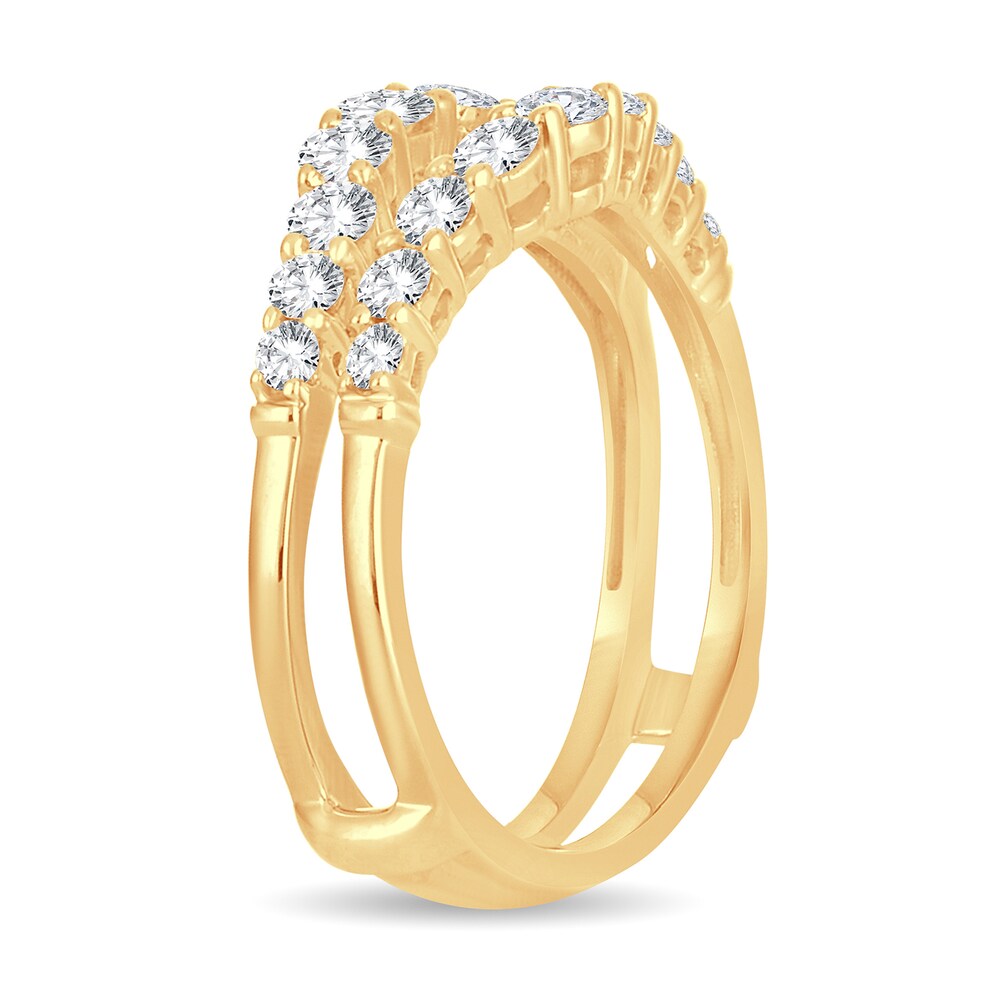 Diamond Enhancer Ring 1 ct tw Round 14K Yellow Gold gMXrOtCH