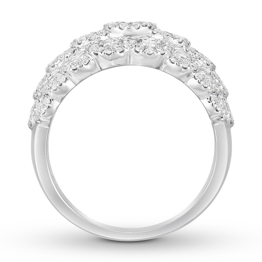 Diamond Ring 1-1/2 ct tw Round 14K White Gold gSLivFrb