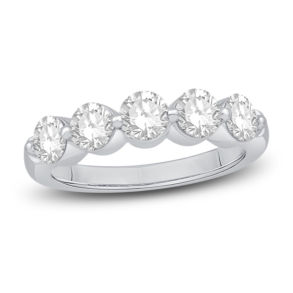 Diamond Anniversary Band 1-1/2 ct tw Round 14K White Gold gZg9c2al [gZg9c2al]