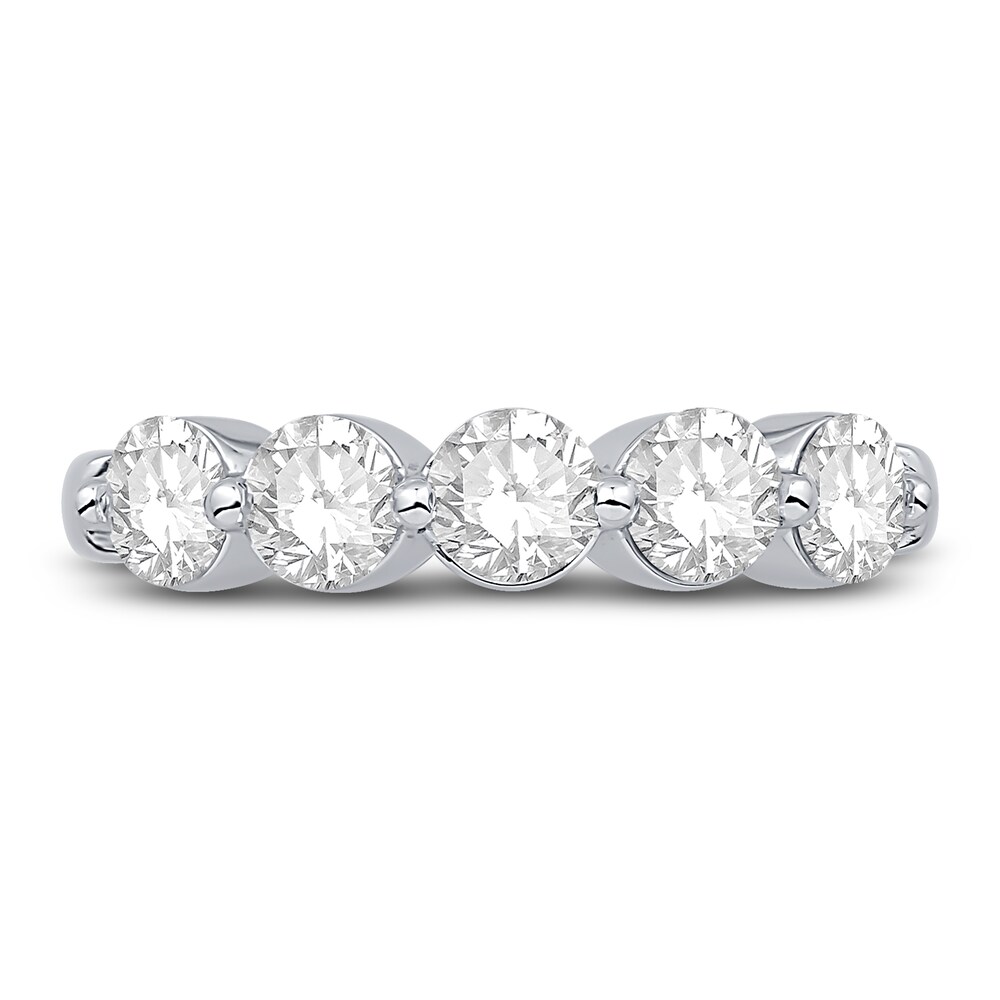 Diamond Anniversary Band 1-1/2 ct tw Round 14K White Gold gZg9c2al