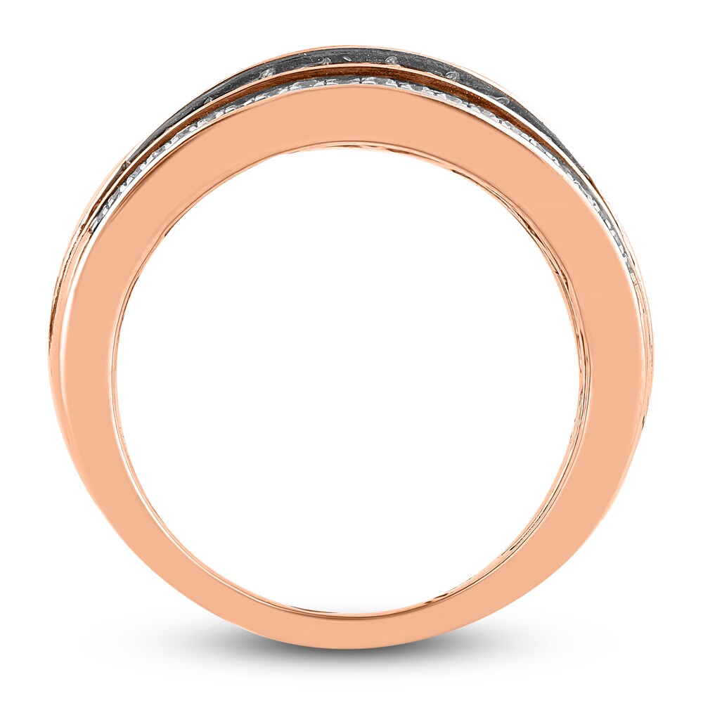 Diamond Anniversary Band 1 ct tw Round 14K Rose Gold gayxGr4a