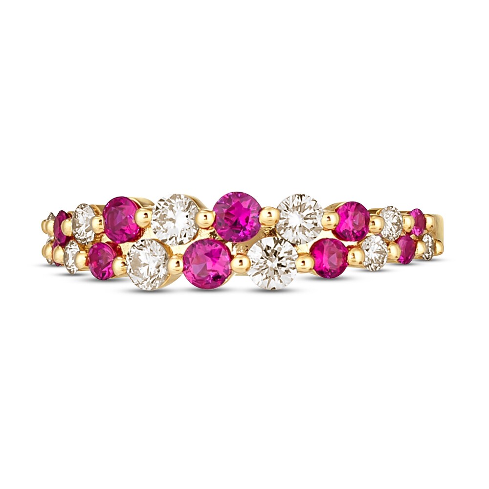 Le Vian Natural Ruby Ring 1/2 ct tw Diamonds 14K Honey Gold hQ1TpeWv