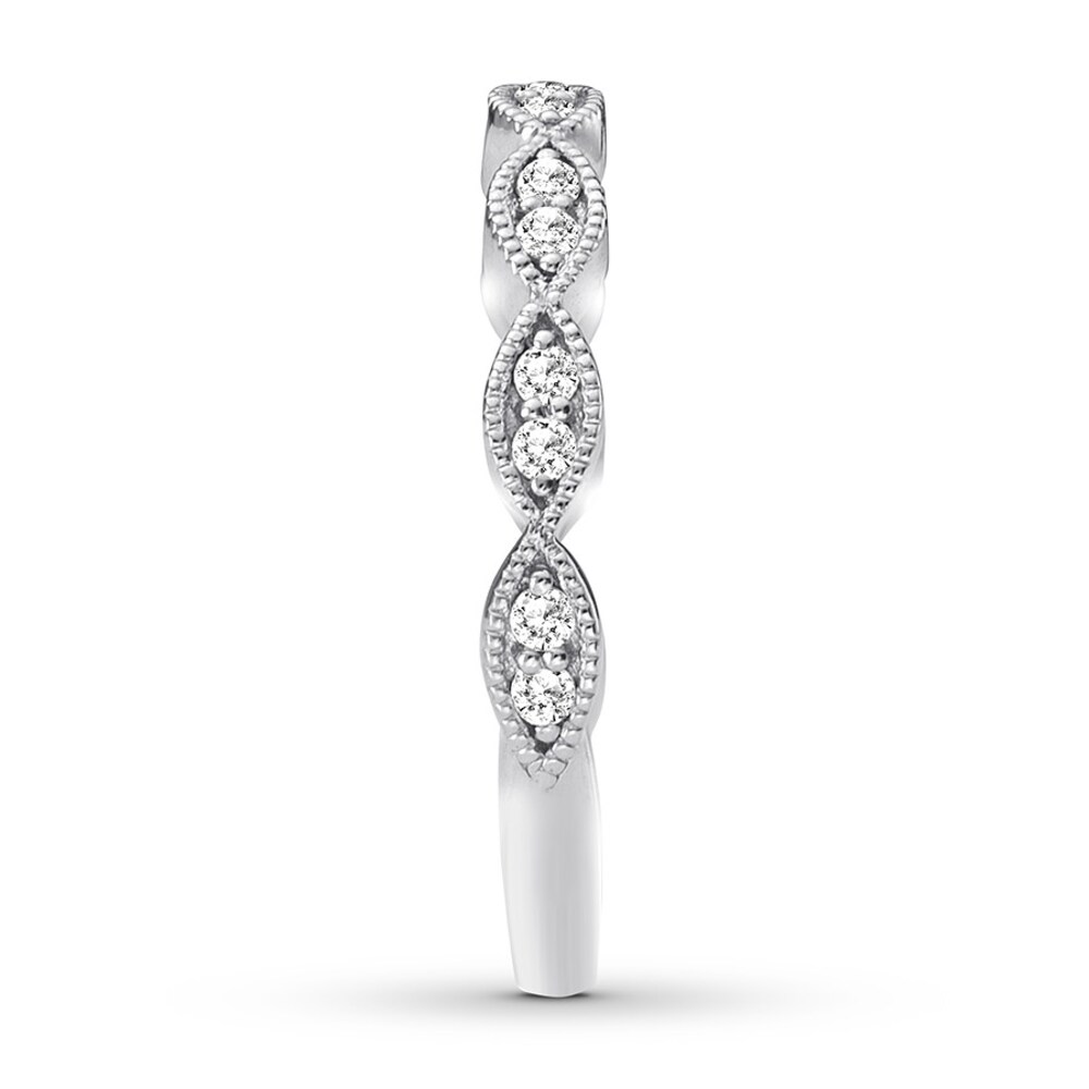 Diamond Anniversary Band 1/5 carat tw Round-cut 14K White Gold i5ioMfwX