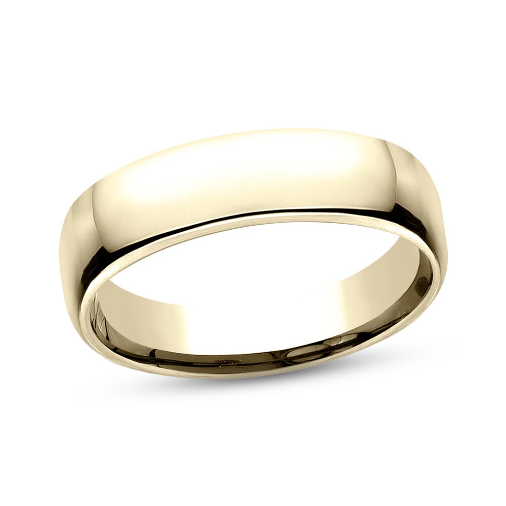 Polished Wedding Band 10K Yellow Gold 5.5mm iOeJjqyk [iOeJjqyk]