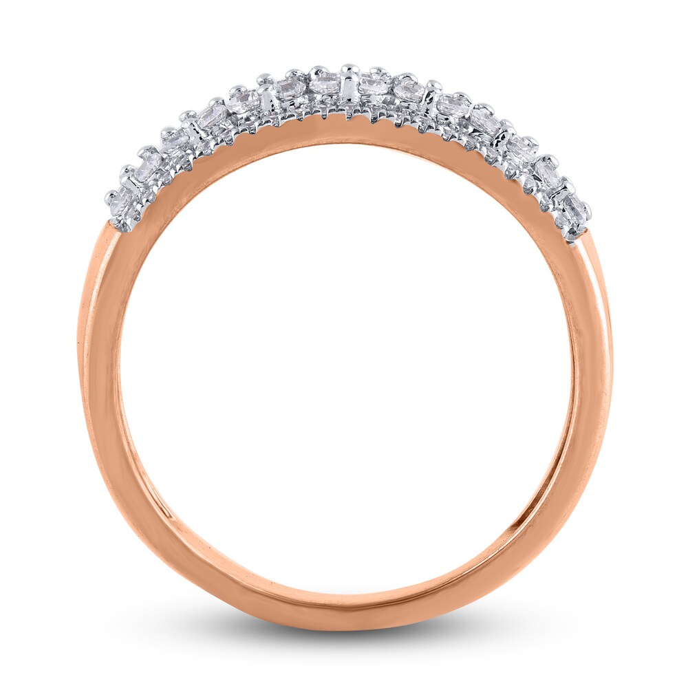 Diamond Anniversary Band 1/2 ct tw Round 14K Rose Gold iXj6nVaL