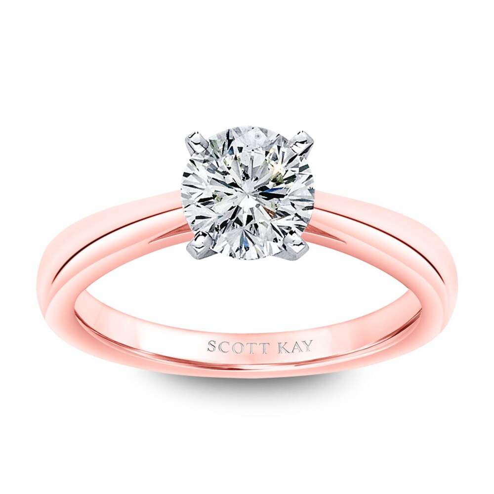 Scott Kay Ring Setting Diamond Accents 14K Rose Gold iotwQT70