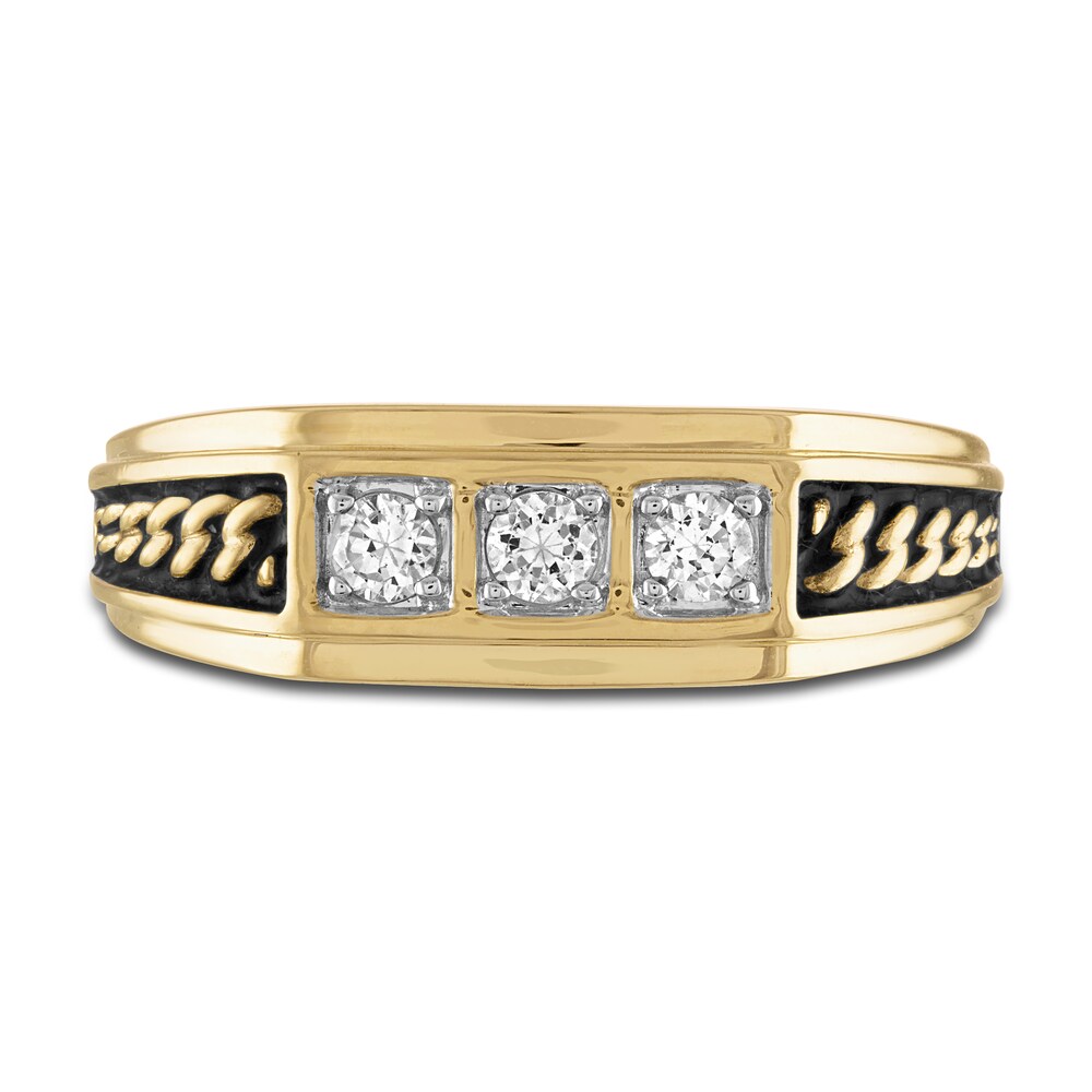 1933 by Esquire Diamond Ring 1/3 ct tw Round 10K Yellow Gold ixisN4Va