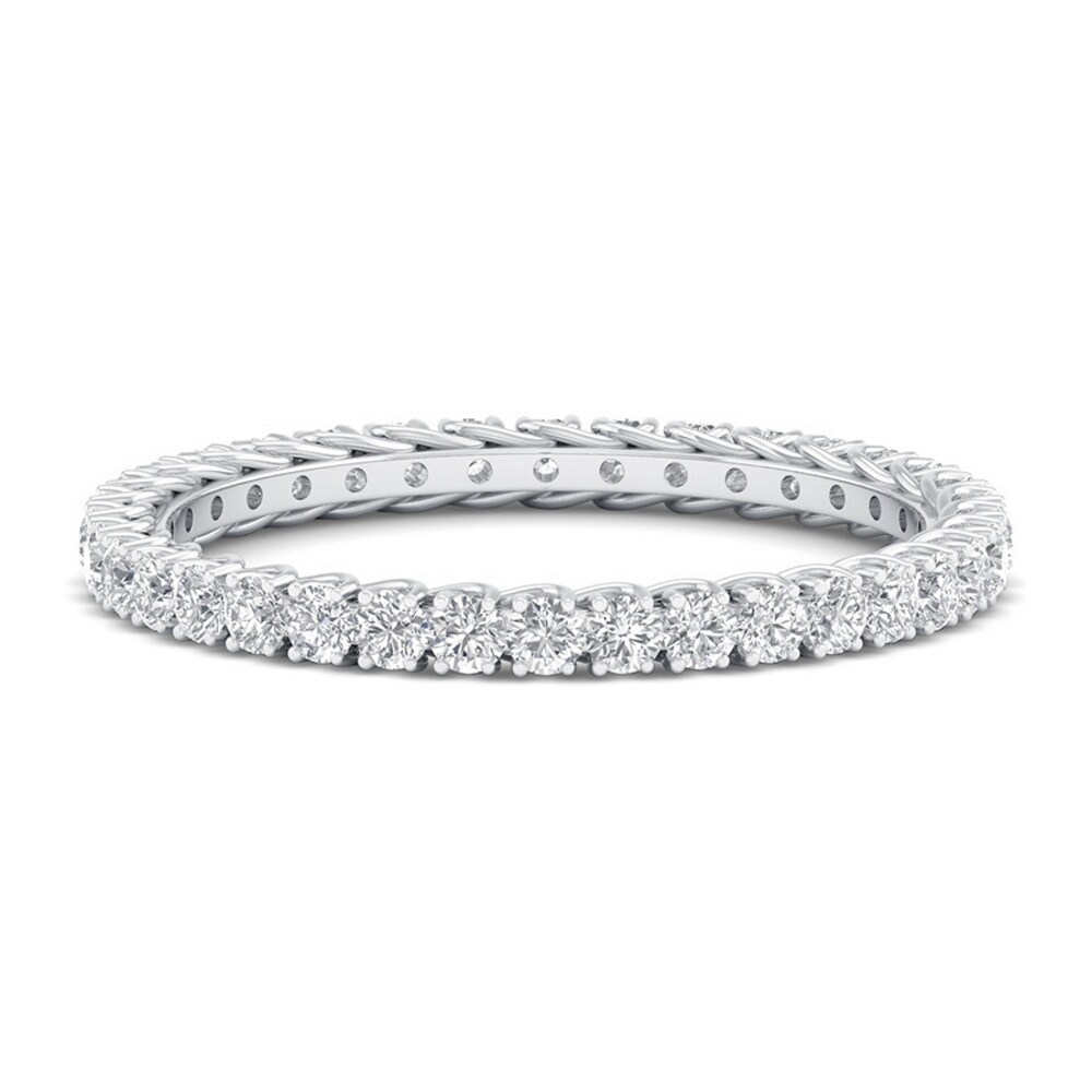 Diamond Eternity Band 1/2 ct tw Round 14K White Gold j7NyaPdG