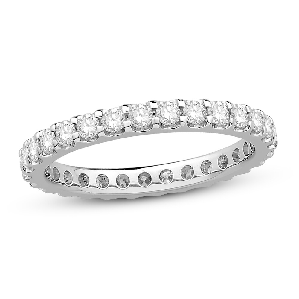 Diamond Eternity Band 1 ct tw Round Platinum jS45Dv1E