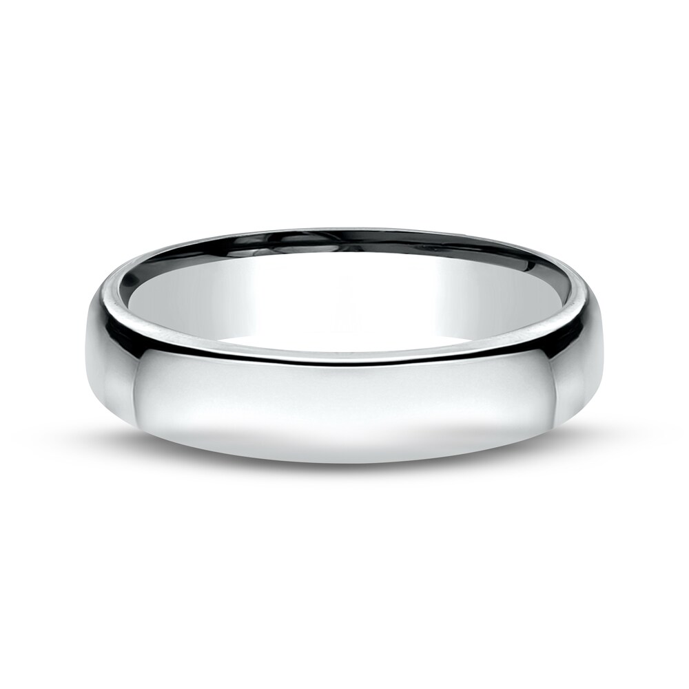 Polished Wedding Band 10K White Gold 4.5mm jT0wkkFm