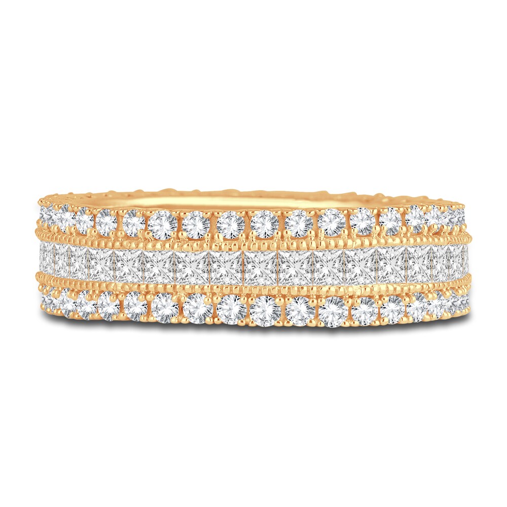 Diamond Eternity Ring 2 ct tw Round 14K Yellow Gold jc6rVjAC