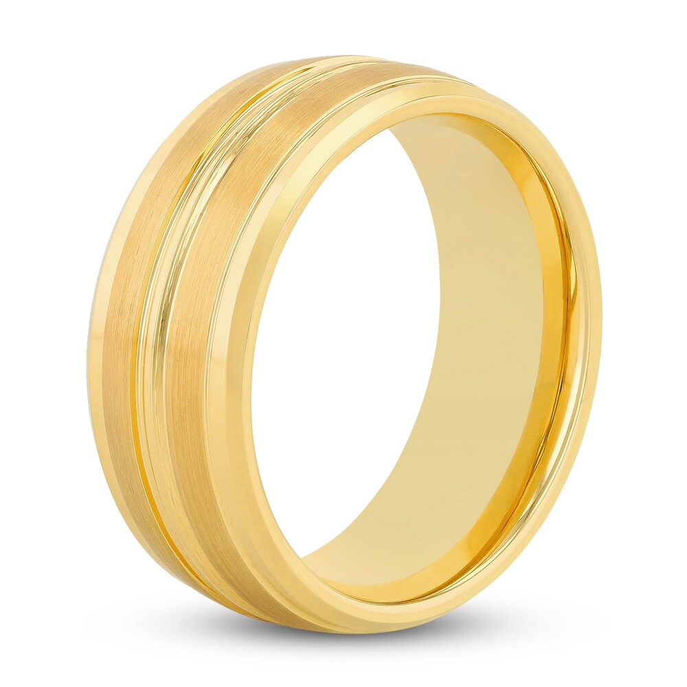 Wedding Band Yellow Tungsten 9mm jjr17yzY