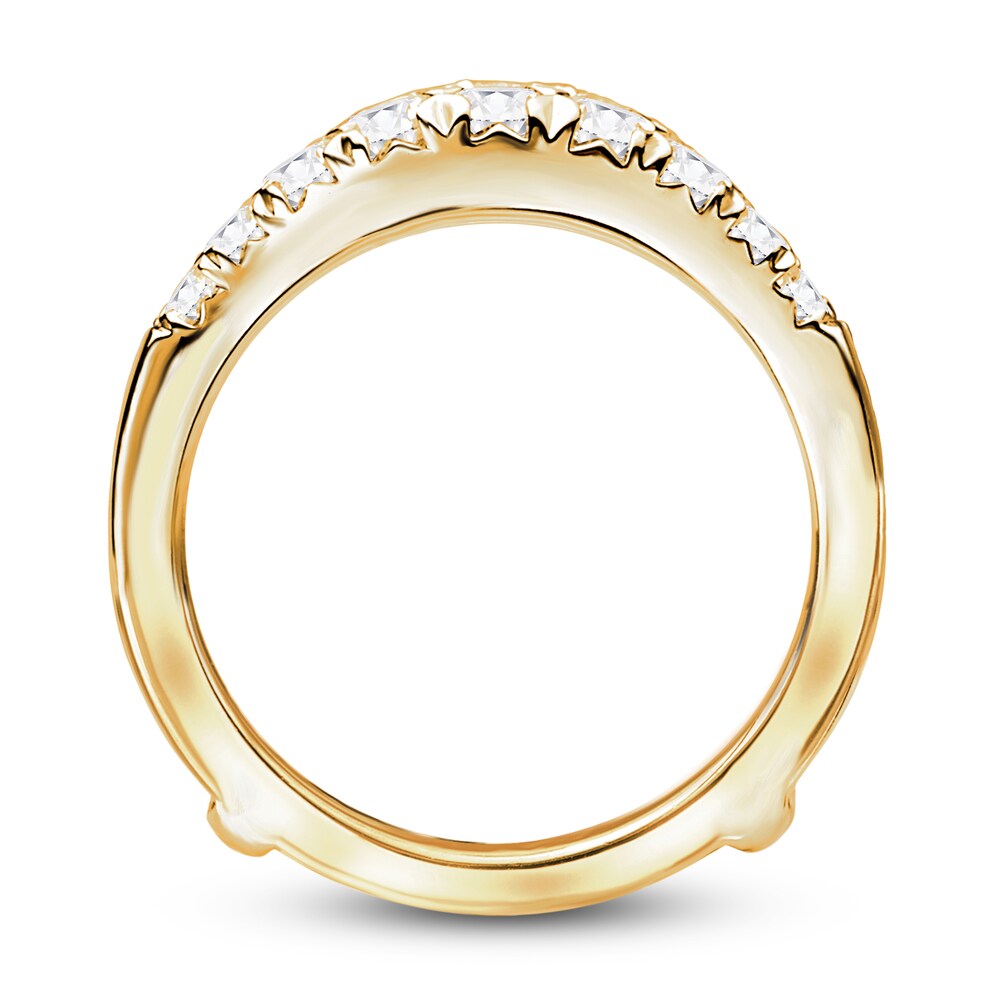 Diamond Enhancer Ring 1 ct tw Round 14K Yellow Gold khCMczDR