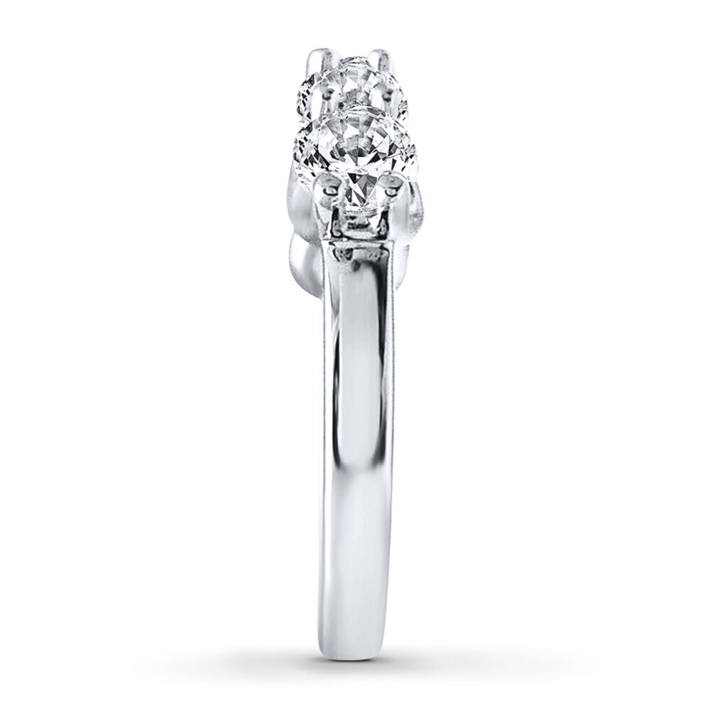 Diamond Anniversary Ring 1-3/4 ct tw Round-cut 14K White Gold kuK052ii