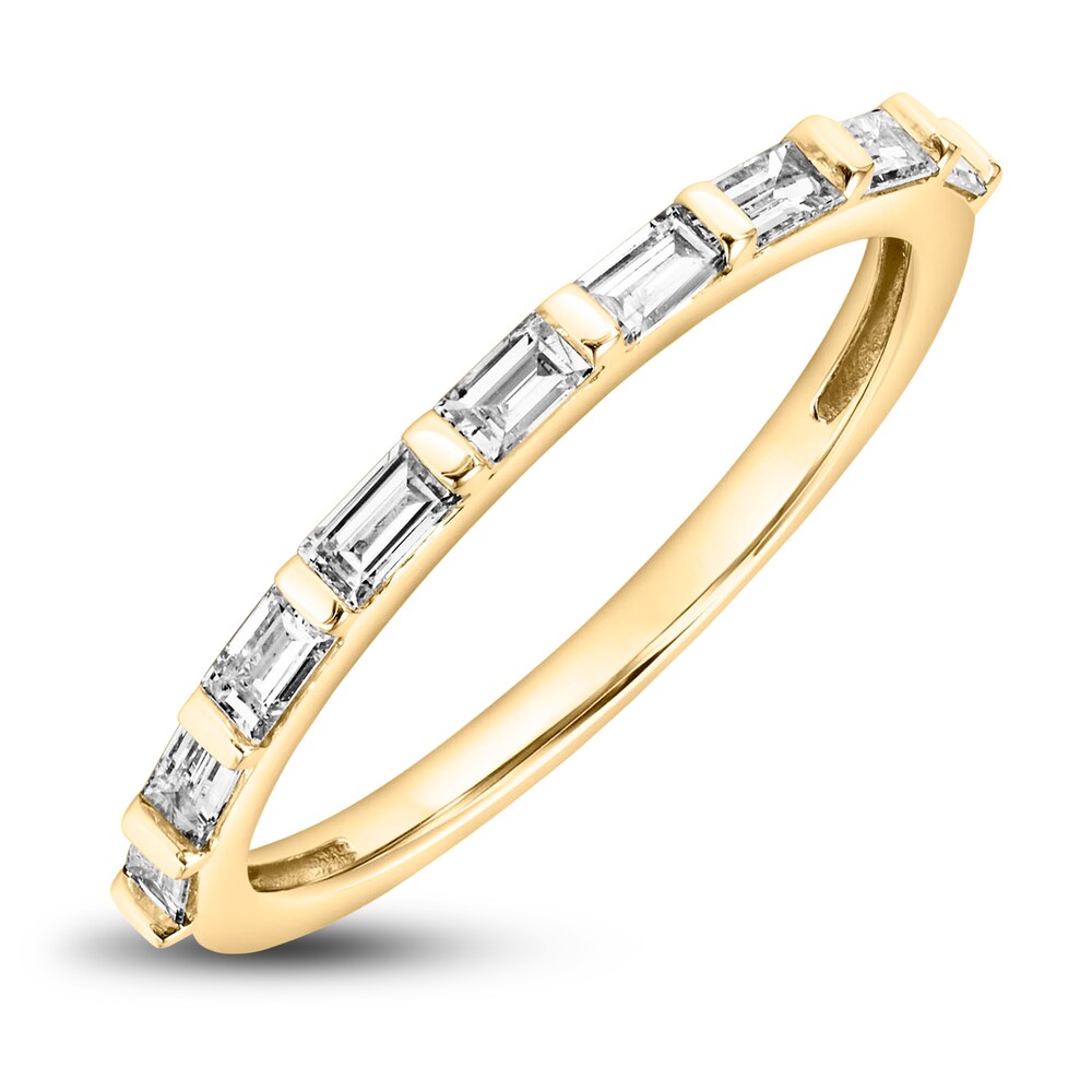 Diamond Anniversary Band 1/3 ct tw Baguette 14K Yellow Gold lK4zk9wM