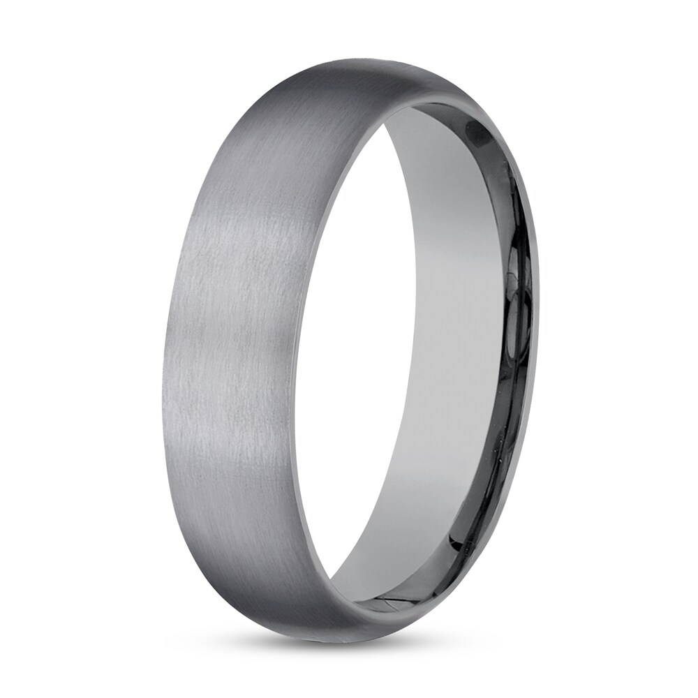 Wedding Band Tantalum lLPwS74W