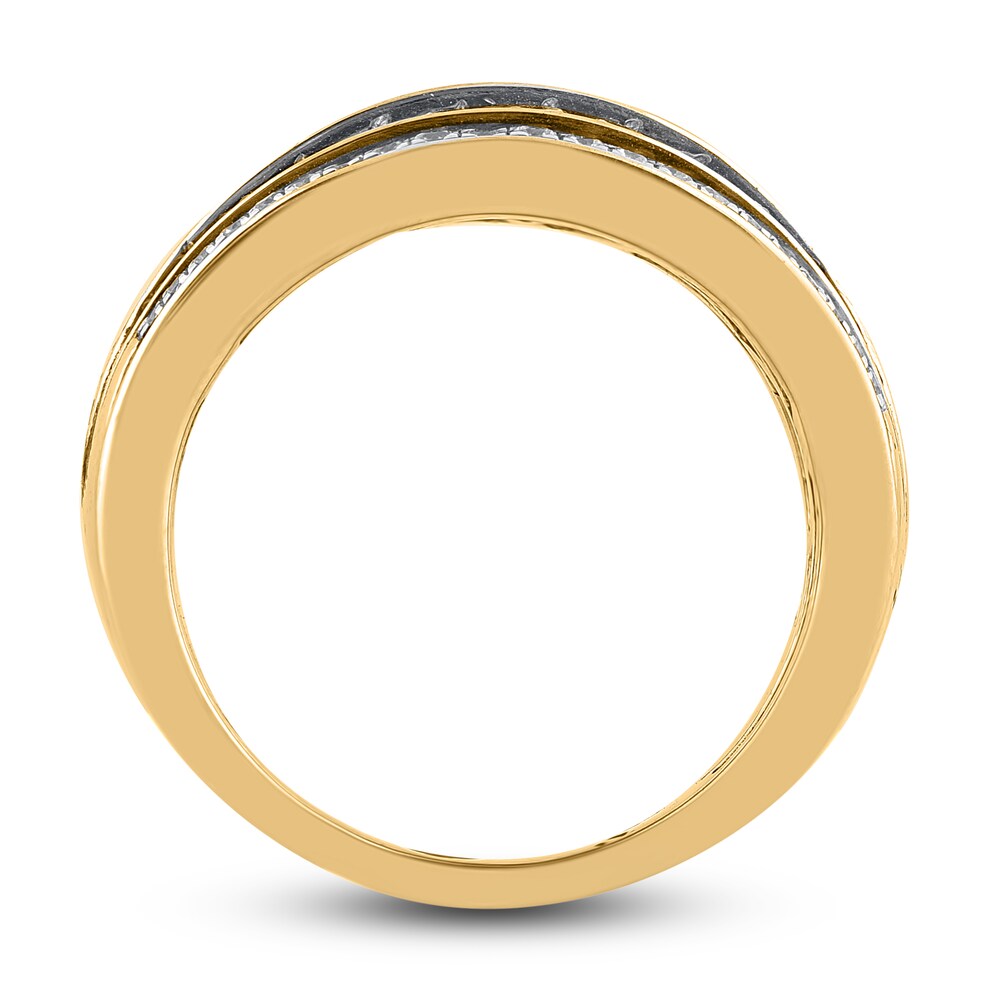 Diamond Anniversary Band 1 ct tw Round 14K Yellow Gold lOm1Lb3w