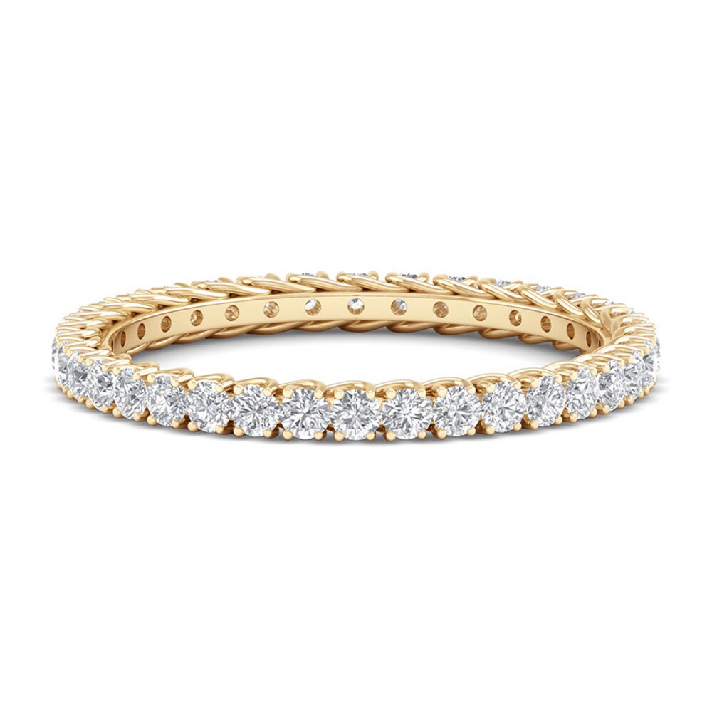 Diamond Eternity Band 1/2 ct tw Round 14K Yellow Gold lUvrxZam