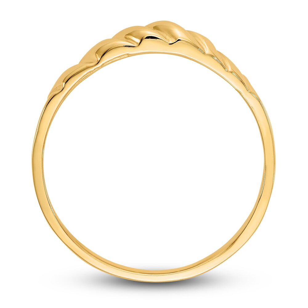 High-Polish Dome Ring 14K Yellow Gold lZ0KmQqO