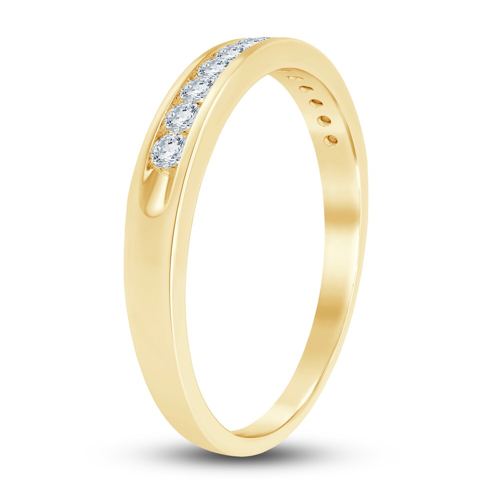 Diamond Anniversary Band 1/6 ct tw Round 14K Yellow Gold lbAtuPgO