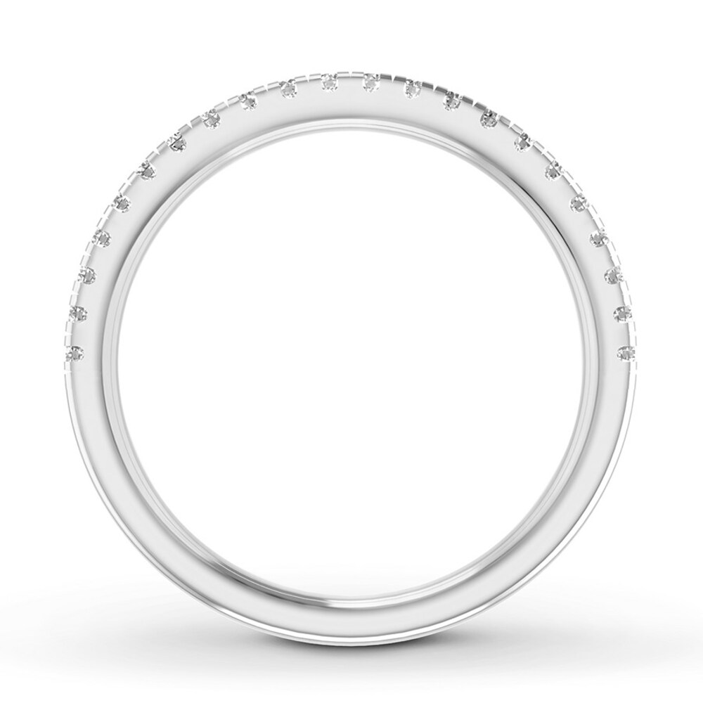 Colorless Diamond Anniversary Band 1/4 ct tw 14K White Gold ljLTxdEX