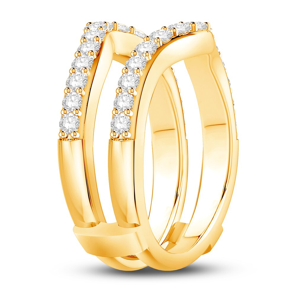 Diamond Anniversary Enhancer Band 1 ct tw Round 14K Yellow Gold lk7yudKA