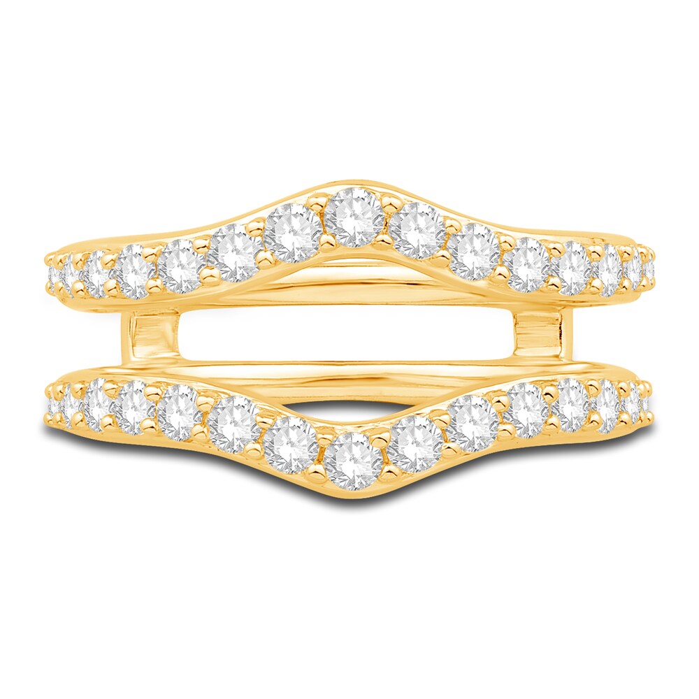 Diamond Anniversary Enhancer Band 1 ct tw Round 14K Yellow Gold lk7yudKA