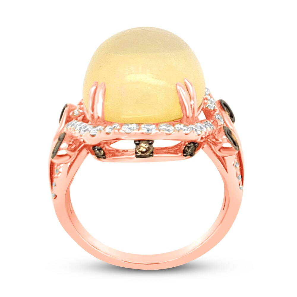 Le Vian Natural Opal Ring 1 ct tw Diamonds 18K Strawberry Gold lpY22IRx