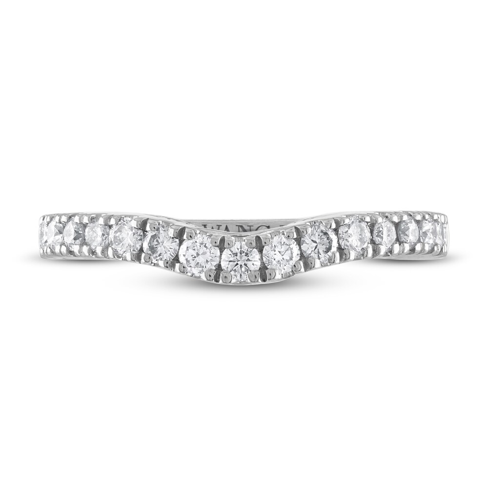 Vera Wang WISH Diamond Wedding Band 1/2 ct tw Round Platinum m5TxTCjK